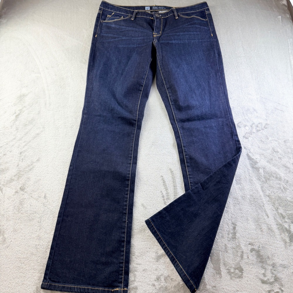 Mossimo Modern Bootcut Premium Denim Jeans Dark Wash Blue Women's 12R